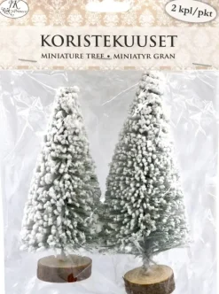 J.K. Primeco Askartelutarvikkeet<Koristekuusi Valkoinen 2 Kpl