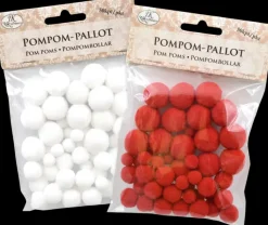 J.K. Primeco Askartelutarvikkeet<Pompom-Pallot 50 Kpl