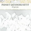 J.K. Primeco Askartelutarvikkeet>Satiinirusetit Pieni Valkoinen 20Kpl/Pkt
