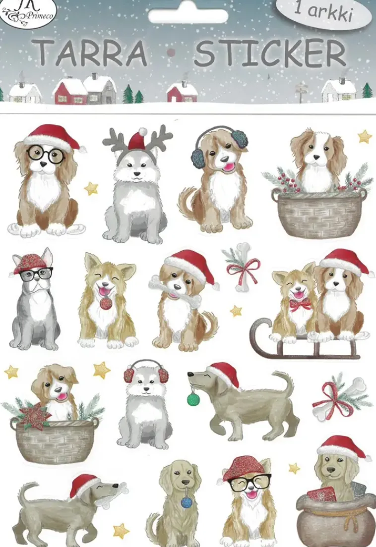 J.K. Primeco Askartelutarvikkeet<Tarra-Arkki Koirat Joulu