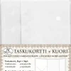 J.K. Primeco Askartelutarvikkeet<Taskukortti+Kuori Valkoinen 5Kpl+5Kpl
