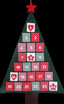 NNX Sesonkijuhlatarvikkeet>Joulukalenteri Kuusi 90 Cm