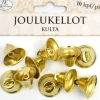 J.K. Primeco Askartelutarvikkeet>Joulukello Kulta 10Kpl/Pss
