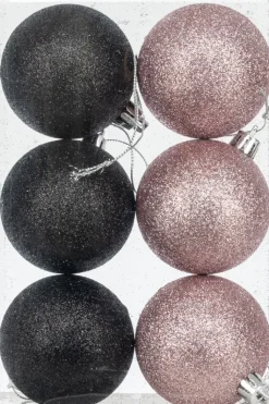 NNX Sesonkijuhlatarvikkeet></noscript>Joulupallo 6 Cm Glitter 6 Kpl