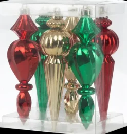 NNX Sesonkijuhlatarvikkeet>Joulupallo Pisara 6 Kpl, Monivari