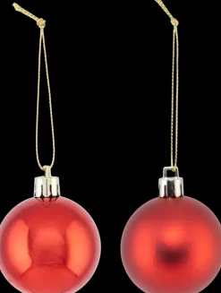 NNX Sesonkijuhlatarvikkeet>Joulupallo Punainen 12Kpl 5Cm