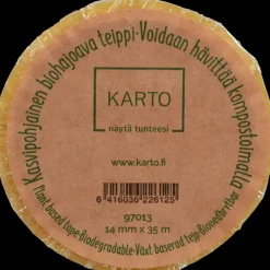 Karto Askartelutarvikkeet></noscript>Biohajoava, Kasvipohjainen Teippirulla 14Mmx35M