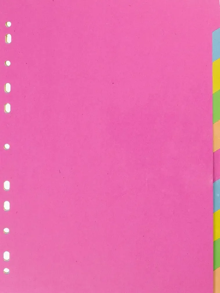 Karto Paperitarvikkeet>nkirekisteri A4 1-10 Varilajitelma