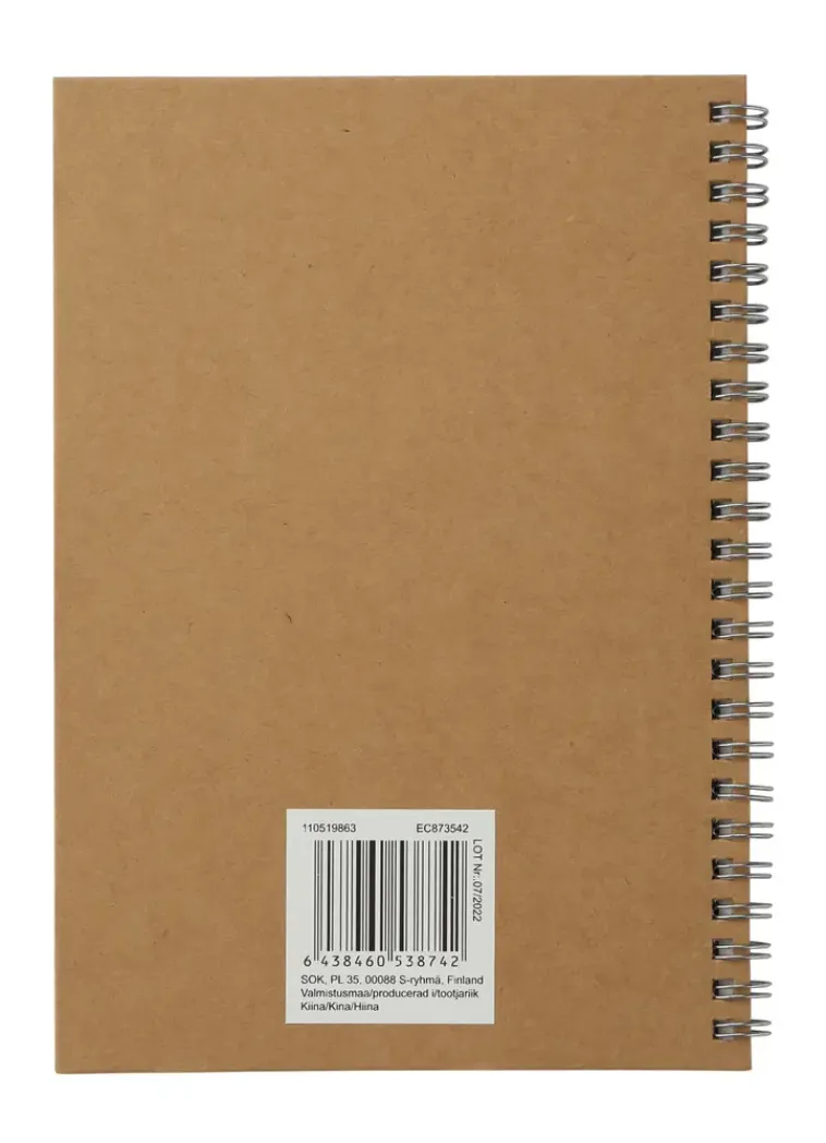 Ei merkkiä Paperitarvikkeet>Kierremuistikirja A5 80 Lehtea Ec873542