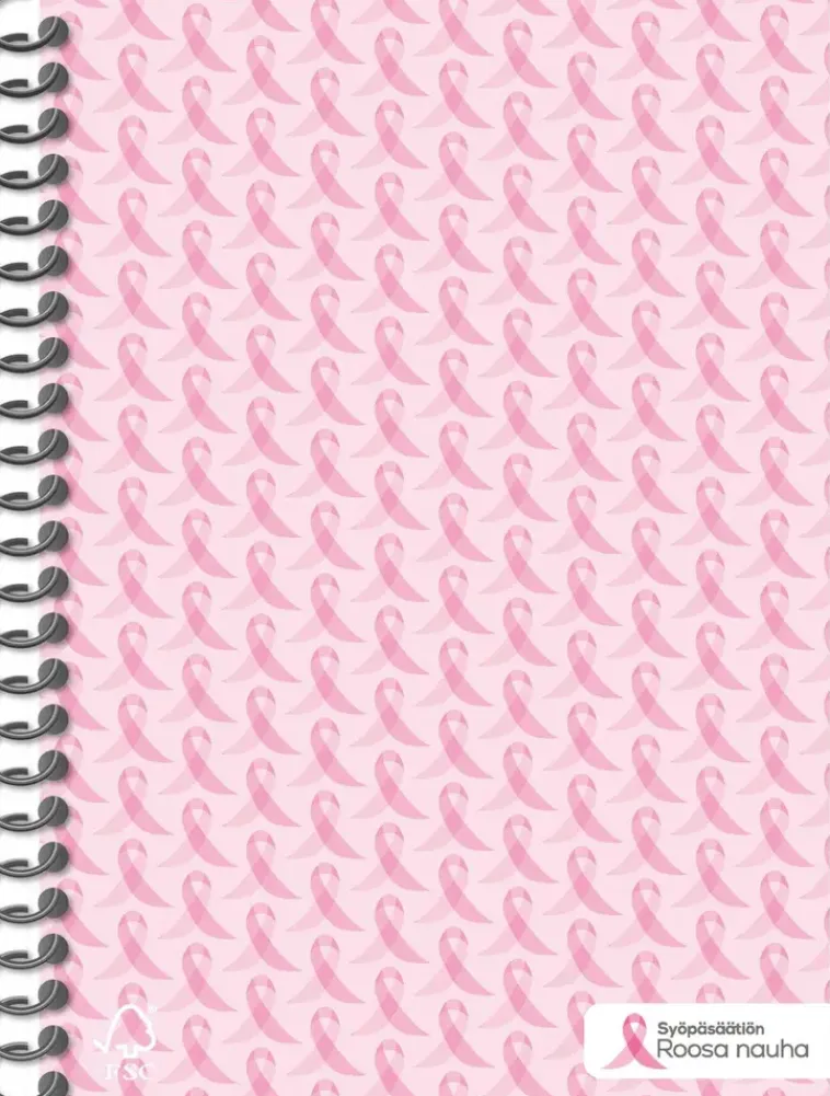 Roosa Nauha Paperitarvikkeet>Kierrevihko A5 80 Sivua Lajitelma