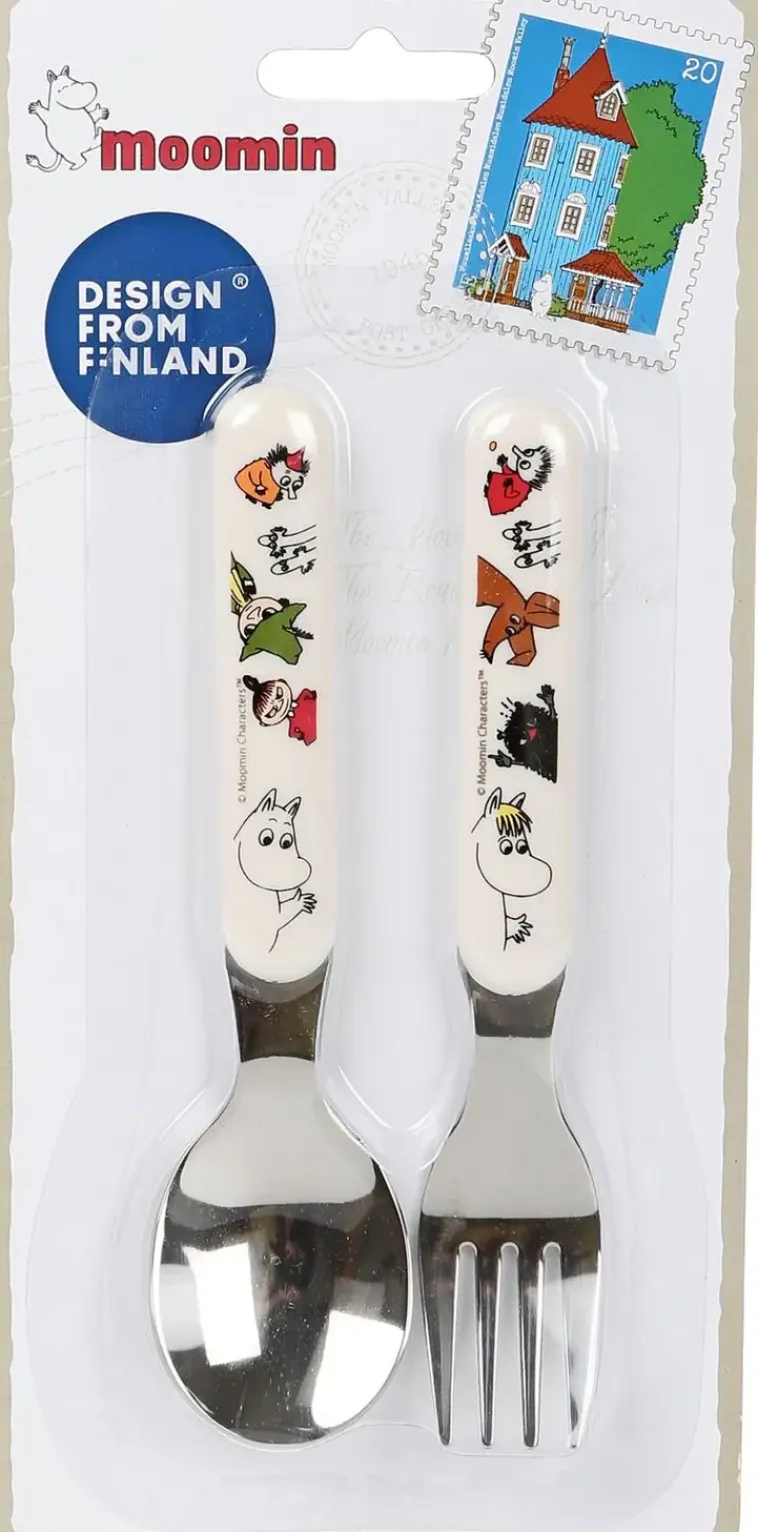 Muumi Aterimet Ja Ottimet>L Aterimet 2Kpl