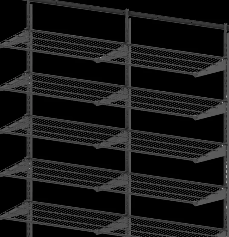 Lanka ja Muovi Säilytyskalusteet<Hyllyjarjestelma M1200 16 Hyllya Lm 840