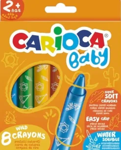 Carioca Toimistotarvikkeet>Lasten Variliitusarja 8 Kpl Baby Wild +2 Vuotiaille
