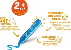 Carioca Toimistotarvikkeet></noscript>Lasten Variliitusarja 8 Kpl Baby Wild +2 Vuotiaille