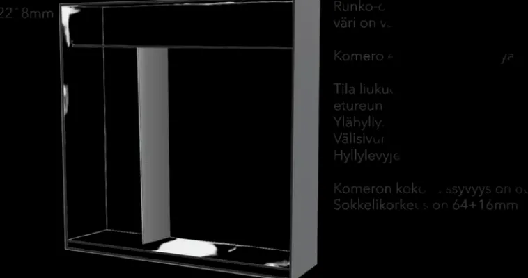 Finndeco Eteiskalusteet<Liukuovikomero 1584X2218 Setdesign 11