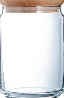 Luminarc Astiat>Lasipurkki Puukannella 1L