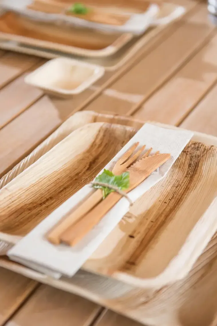 Maku Astiat>Palmunlehtilautanen 20X20 Cm 10 Kpl