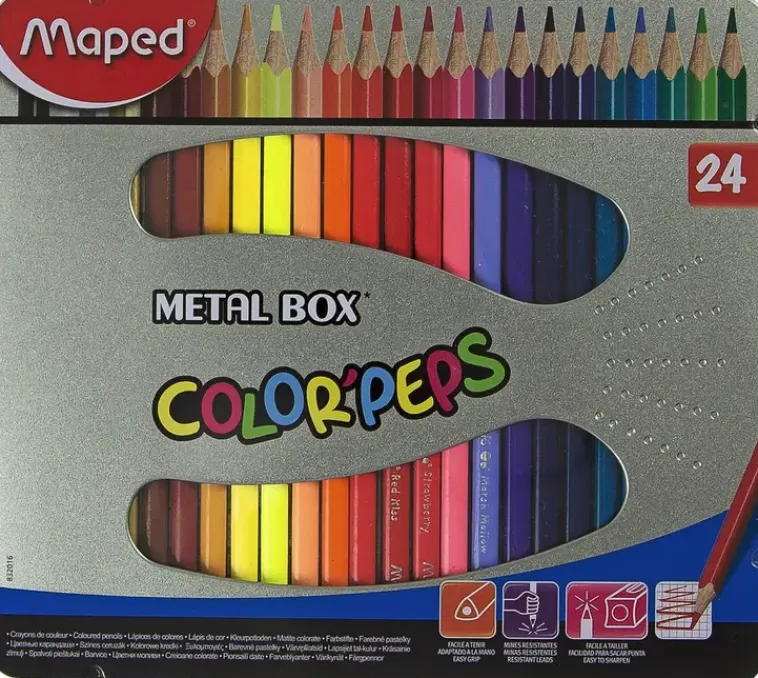 Maped Toimistotarvikkeet>Puuvarit 24Kpl