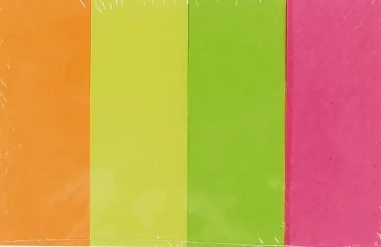 Memoris Precious Toimistotarvikkeet>Muistilappu Neon 20X50Mm 4X50Kpl