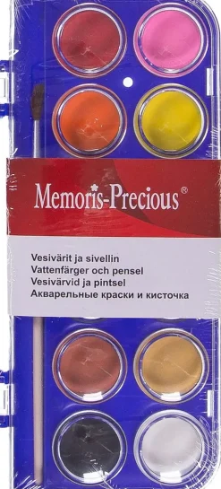 Memoris Precious Toimistotarvikkeet>Vesivarit 12 Varia Ja Sivellin