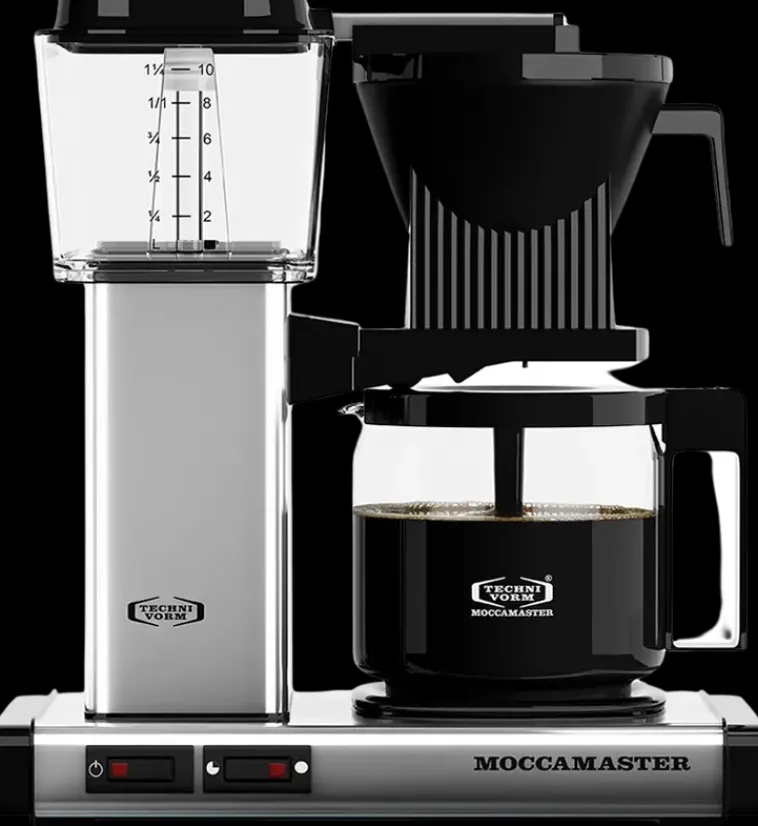 Moccamaster Kahvi Ja Tee<Automatic Polished Silver - Suodatinkahvinkeitin