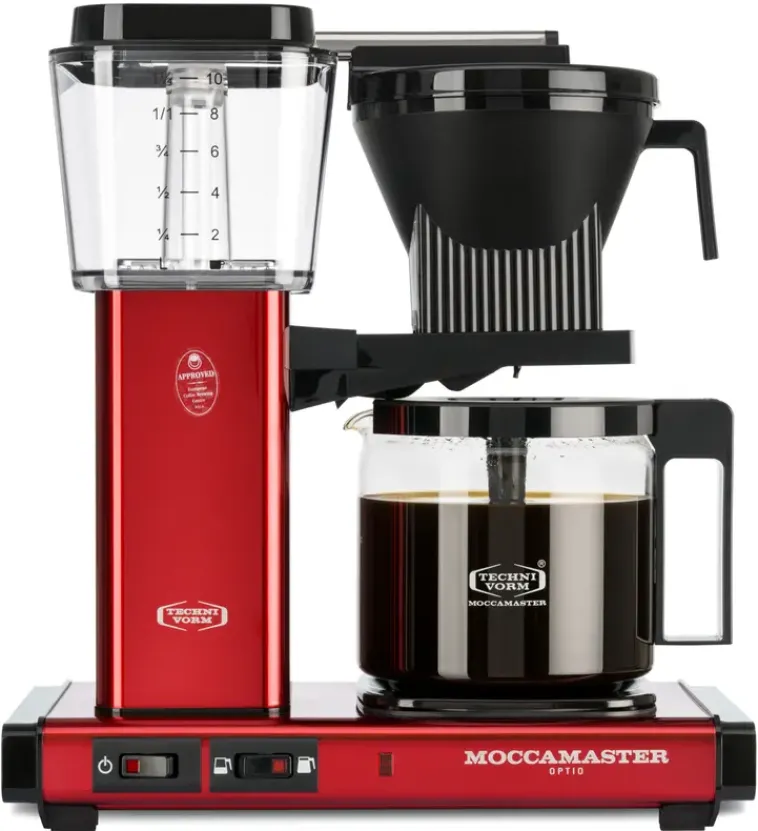 Moccamaster Kahvi Ja Tee<Optio Suodatinkahvinkeitin Red Metallic