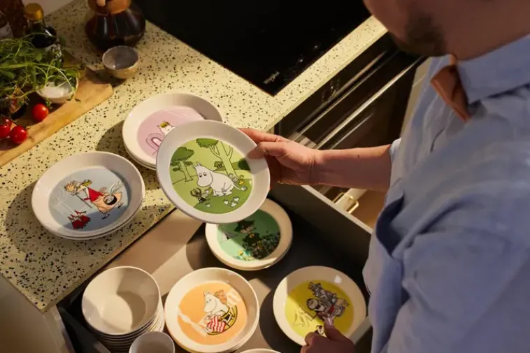 Moomin Arabia Finland Astiat>Muumi Miisa Lautanen 19 Cm Keltainen