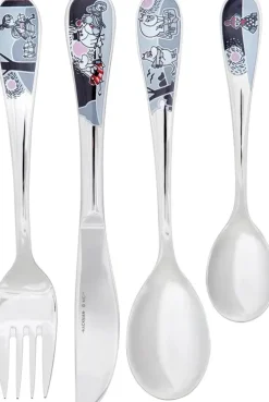 Moomin Arabia Finland Aterimet Ja Ottimet>Moomin Arabia Hackman Muumi Lasten Aterinsetti Seikkailu Muutto 4-Osainen