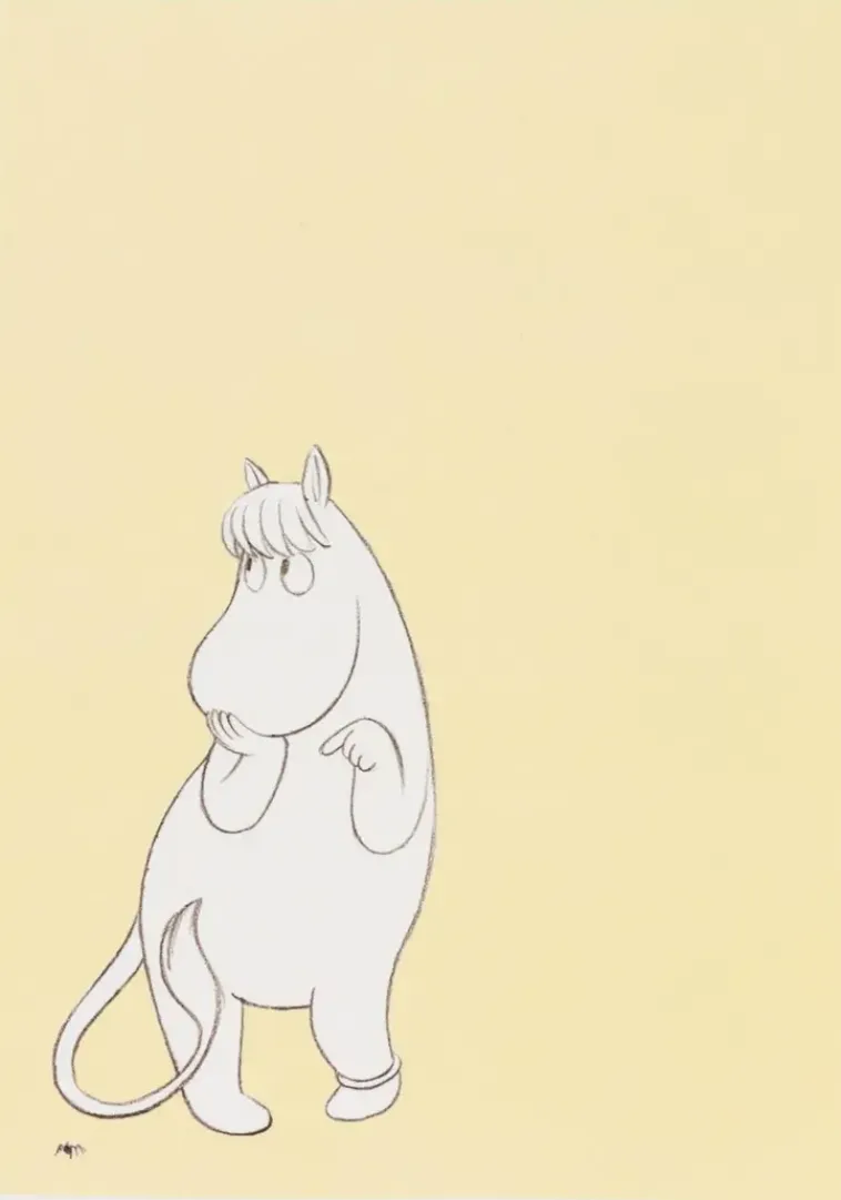 Muumi Paperitarvikkeet>Nidottu Vihko A5/40