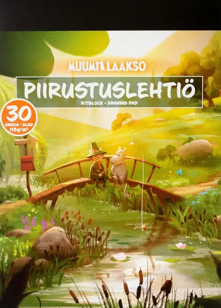 Muumi Paperitarvikkeet>laakso Piirustuslehtio A4 30 Arkkia
