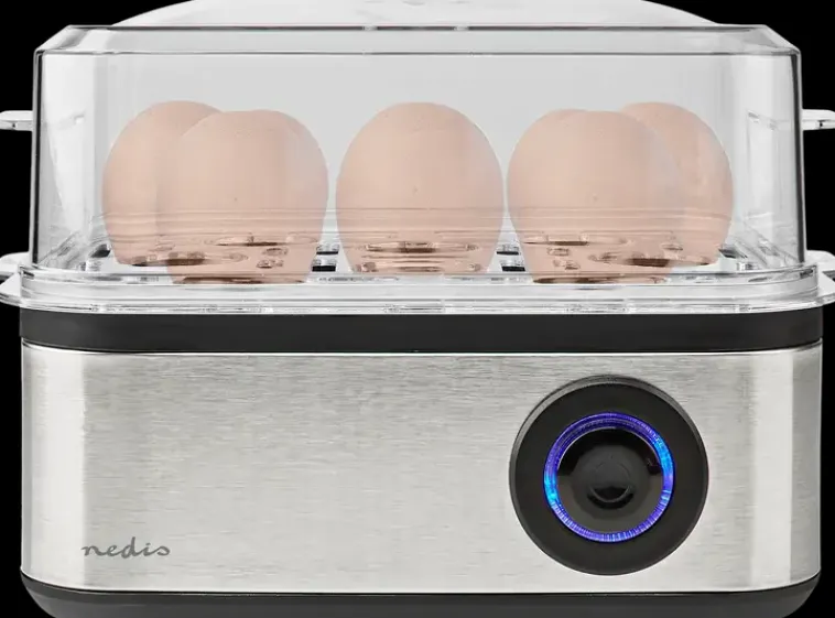 Nedis Kypsentäminen<Munankeitin 8 Munan Mittakuppi Alumiini Musta