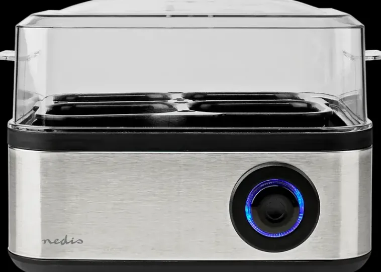 Nedis Kypsentäminen<Munankeitin 8 Munan Mittakuppi Alumiini Musta