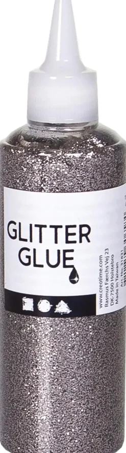 Nellen Askartelutarvikkeet>Kimalleliima Hopea 118Ml