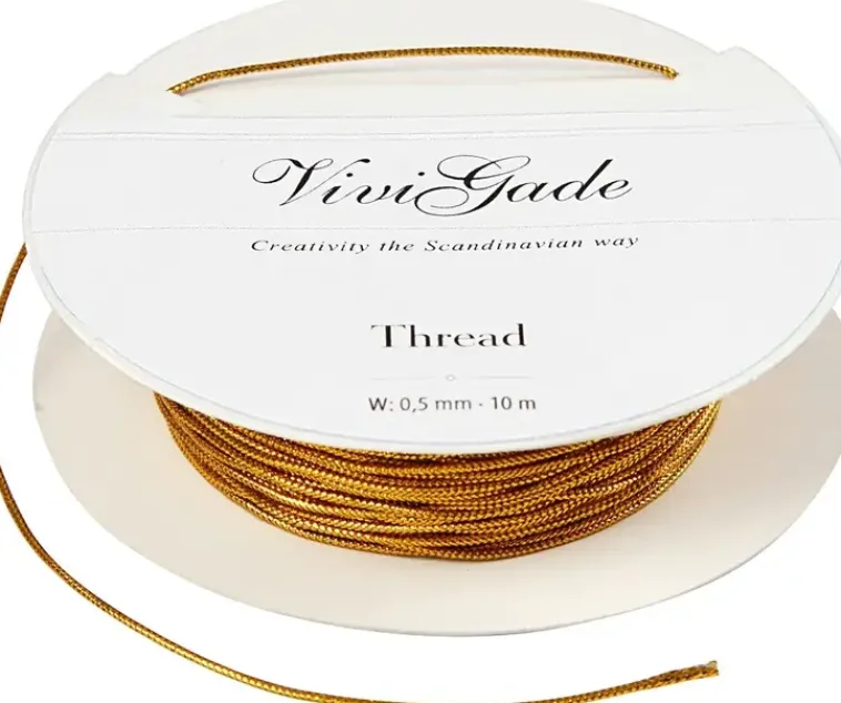 Nellen Askartelutarvikkeet<Nyori 0,5Mm X 10M Kulta