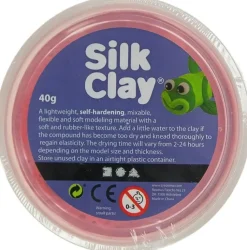 Nellen Askartelutarvikkeet<Silkkimassa 40G Punainen