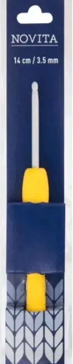 Novita Käsityötarvikkeet>Ergonominen Virkkuukoukku 14 Cm 3,5 Mm