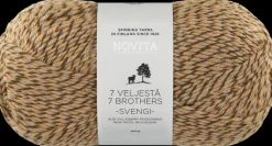Novita Käsityötarvikkeet>Lanka 7 Veljesta Svengi 100G Toffee 8161