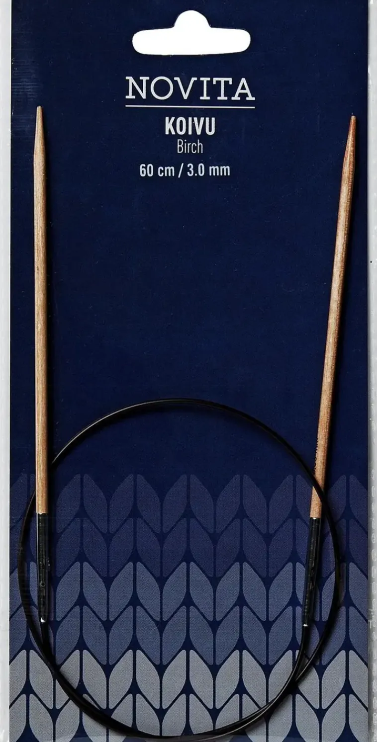 Novita Käsityötarvikkeet>Pyoropuikko Koivu 60Cm - 3Mm