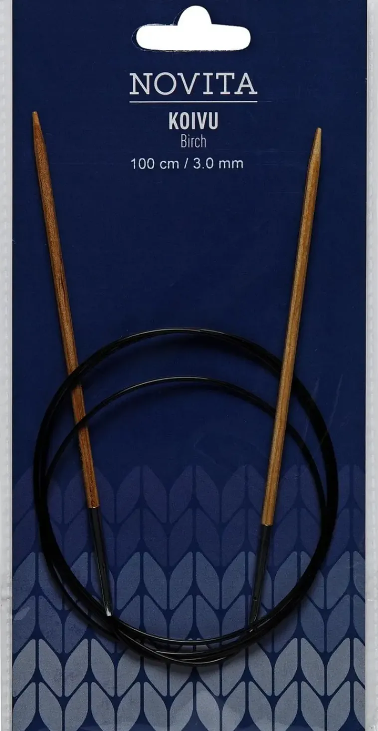 Novita Käsityötarvikkeet>Pyoropuikko Koivu 100Cm - 3Mm