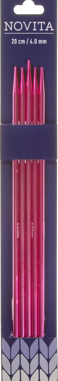 Novita Käsityötarvikkeet>Sukkapuikot 20Cm - 4 Mm Pinkki