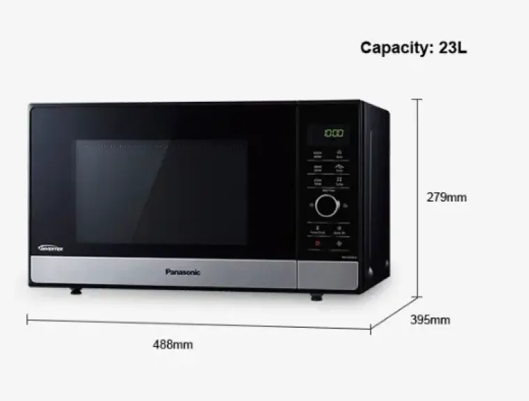 Panasonic Kypsentäminen<Nn-Sd28Hsgtg-N Mikroaaltouuni 23L Invertteritekniikka