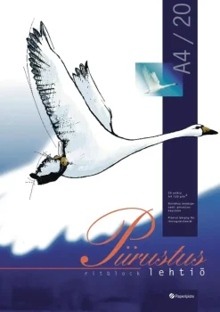 Paperipiste Paperitarvikkeet>Piirustuslehtio A4/20