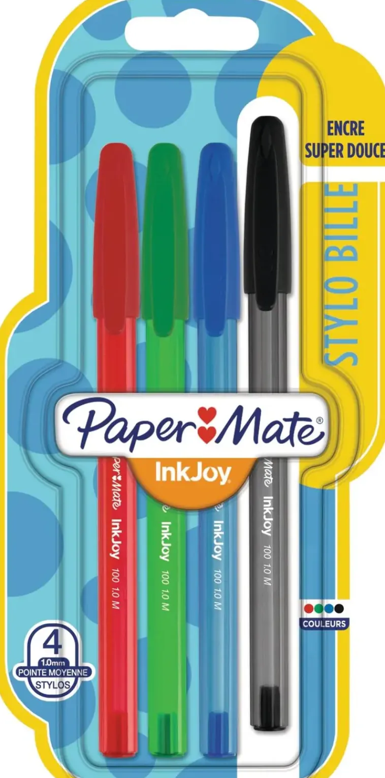 Paper Mate Toimistotarvikkeet>Papermate Inkjoy 100 Kuulakyna Lajitelma Perusvarit