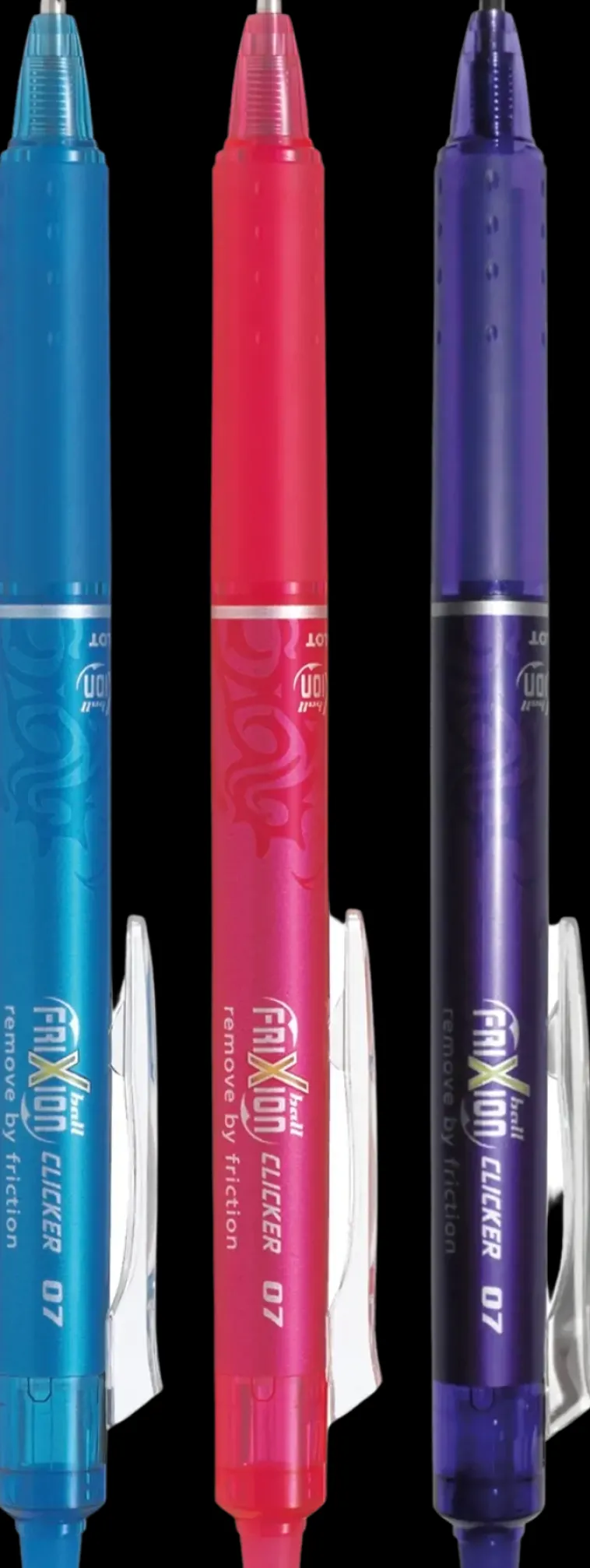 Pilot Toimistotarvikkeet>Frixion Kuulakyna 3 Kpl Fun Violetti, Sininen Ja Pinkki