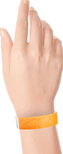 Ei merkkiä Paperitarvikkeet>Plastipap Paasylippuranneke Oranssi Neonvari Tyvek-Materiaalia Vedenkestava Numeroitu 19X255Mm 50Kpl