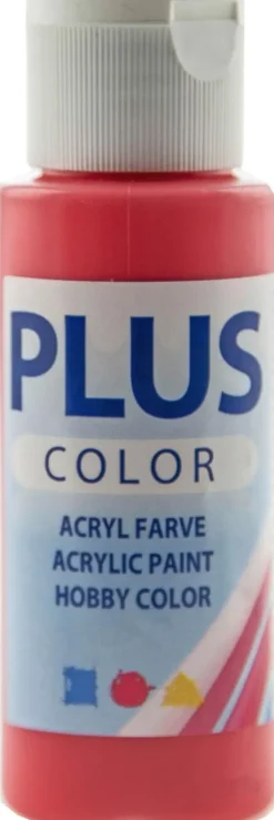 Plus Color Askartelutarvikkeet>Askartelumaali 60 Ml Punainen