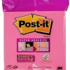 Post-it Paperitarvikkeet>Super Sticky Viestilaput, Varilajitelma, 76X76Mm, 6820-Ss3 Piikkipakkaus