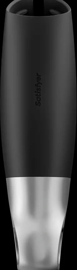 Satisfyer Seksivalineet<Power Masturbator Musta / Hopea