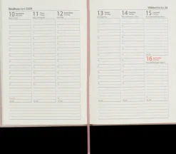 NNX Kalenterit></noscript>Poytakalenteri A5 Kangas, Roosa