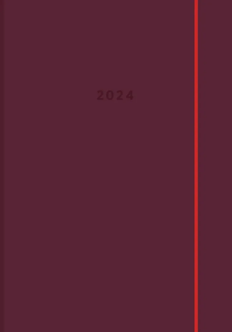 Ajasto Kalenterit>Poytakalenteri Color A5, Luumu